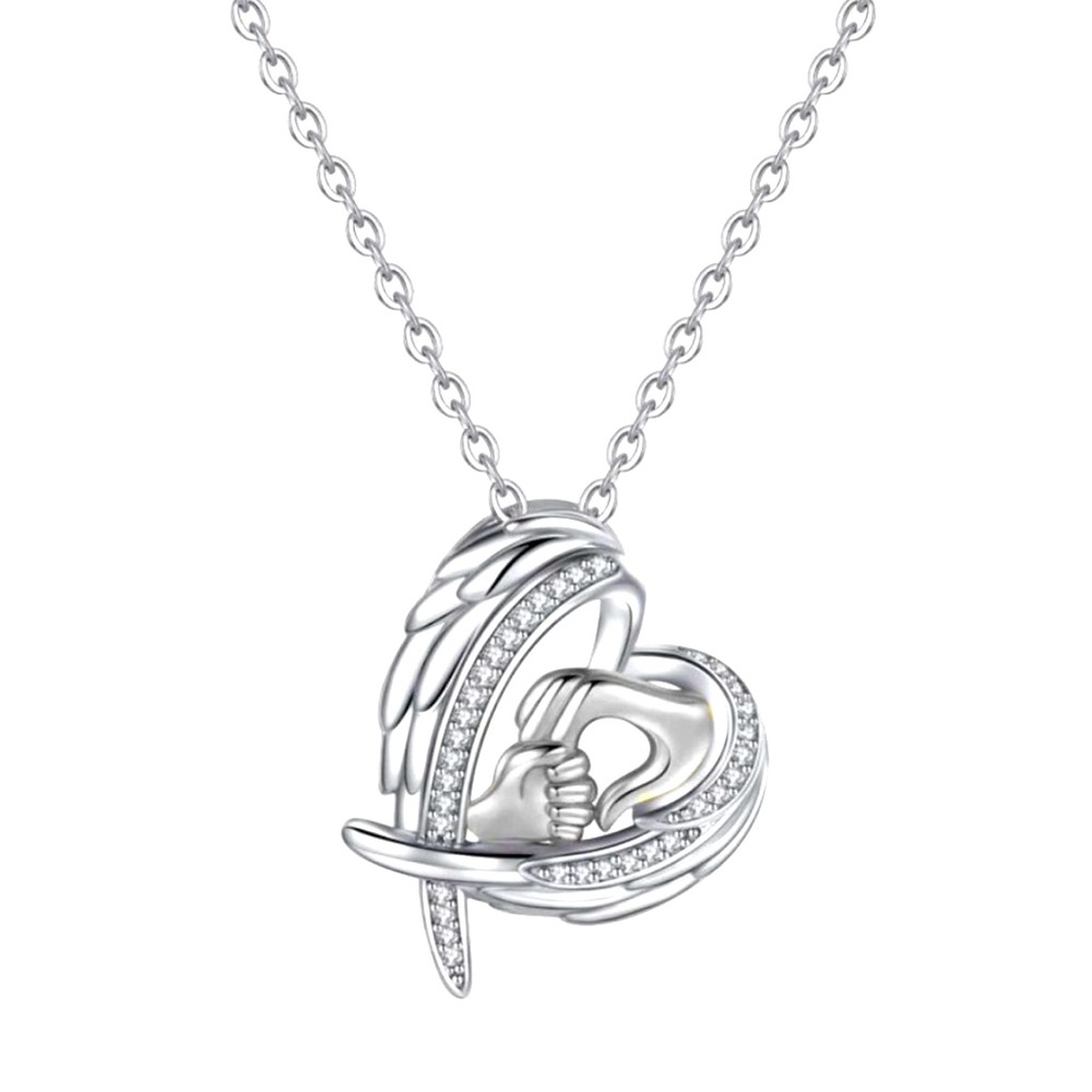 “Take my Hand” Sterling Silver Necklace